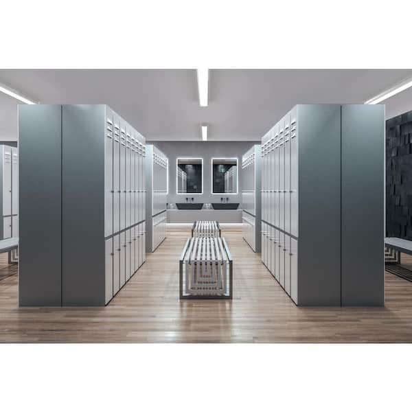 4 ft. 2000/3000/4000 Lumens Integrated LED White Low Profile Wraparound Light Fixture, 3000K/4000K/5000K