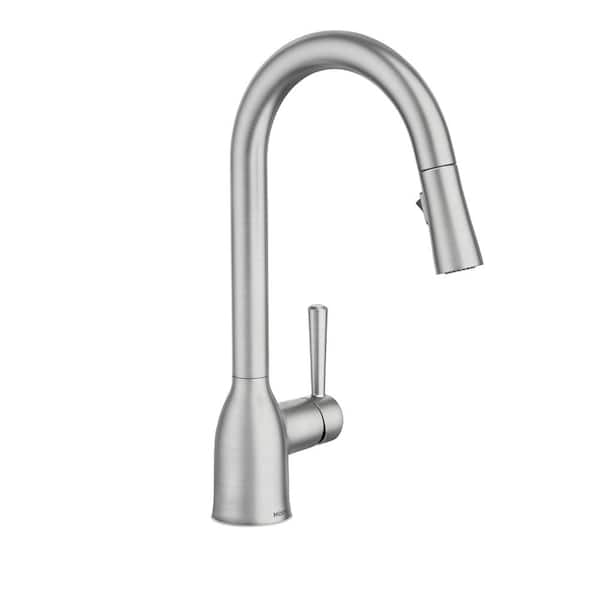 Adler Single-Handle Pull-Down Sprayer Kitchen Faucet with Power Clean and Reflex in Spot Resist Stainless