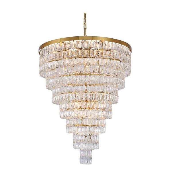 Trinity 27-Light Gold Chandelier