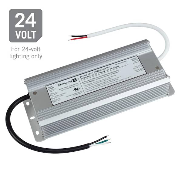 200-Watt 24-Volt DC LED Transformer Standard Power Supply