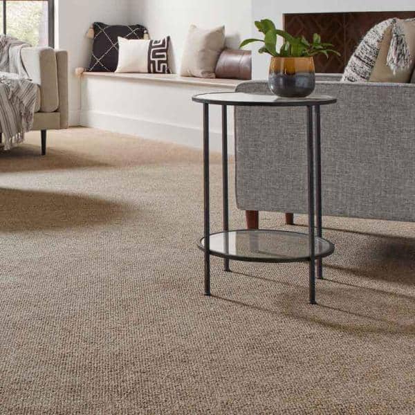 Hanville  - Gable - Brown 27 oz. SD Polyester Loop Installed Carpet