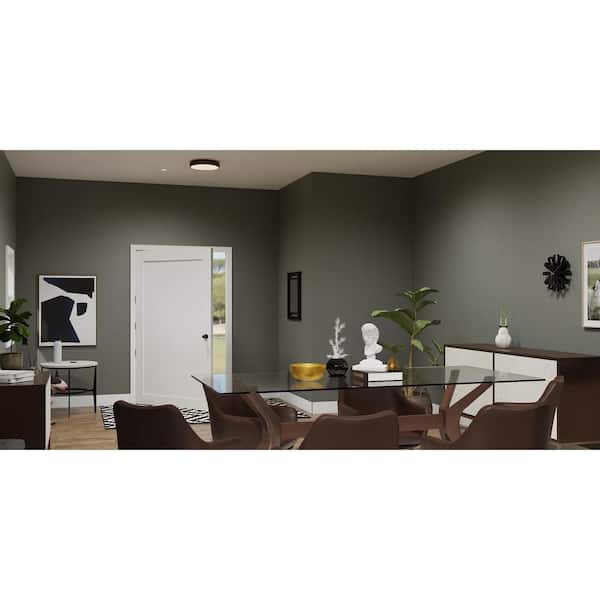 Stanton 13 in. Brushed Nickel Integrated LED Flush Mount