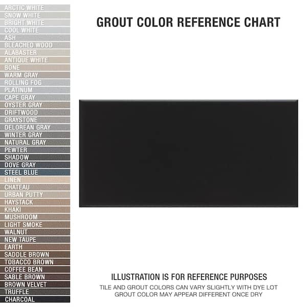 Crown Heights Matte Black 3 in. x 6 in. Ceramic Wall Tile (5.72 sq. ft./Case)