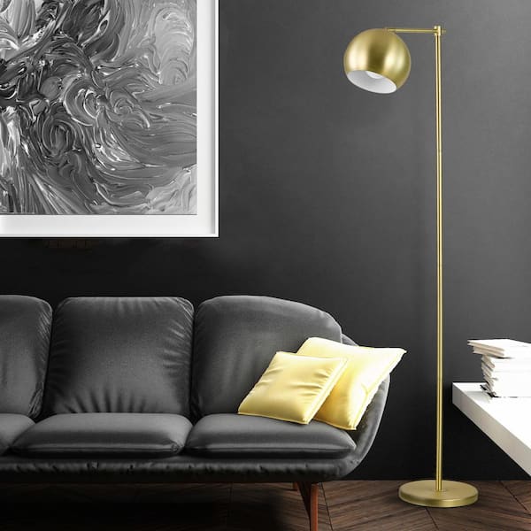 Molly 60 in. Gold Floor Lamp