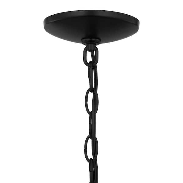 Stratton 10-Light Black Wagon Wheel, Industrial Farmhouse Dining Room Chandelier with Bulbs Included