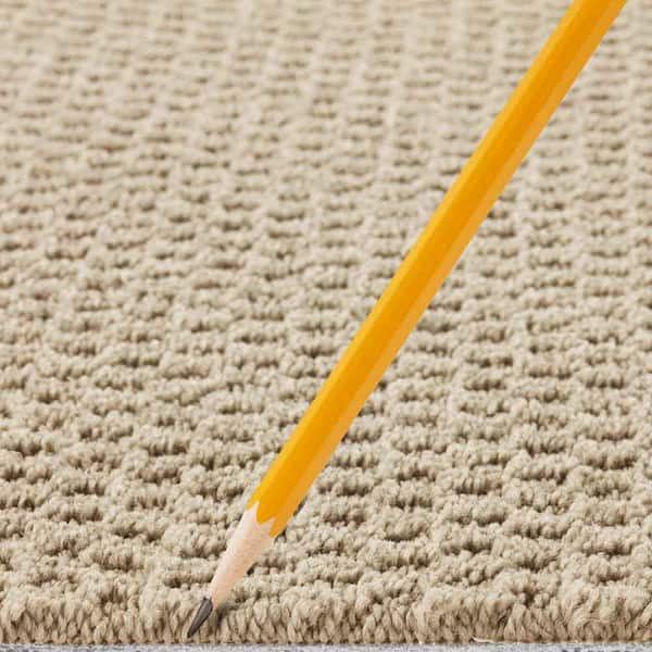 Katama II  - Thatched Straw - Beige 30.7 oz. Triexta Pattern Installed Carpet