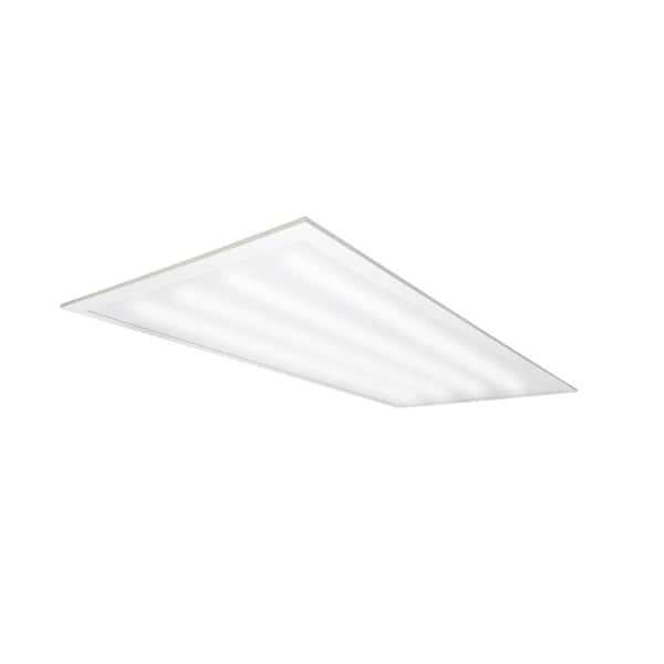 2 ft. x 4 ft. 128-Watt Equivalent Integrated LED White Troffer, 3500K/4000K