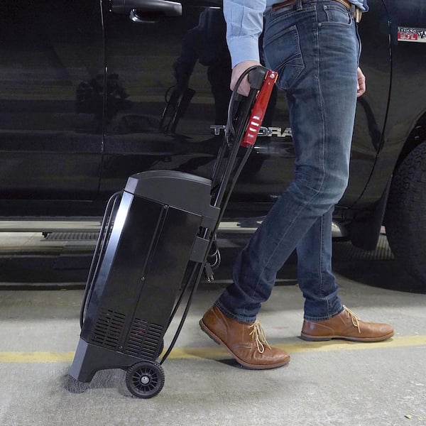 Automotive 6-Volt/12-Volt 300-Amp/200-Amp Wheeled Battery Charger and Jump Starter with 60-Amp Boost