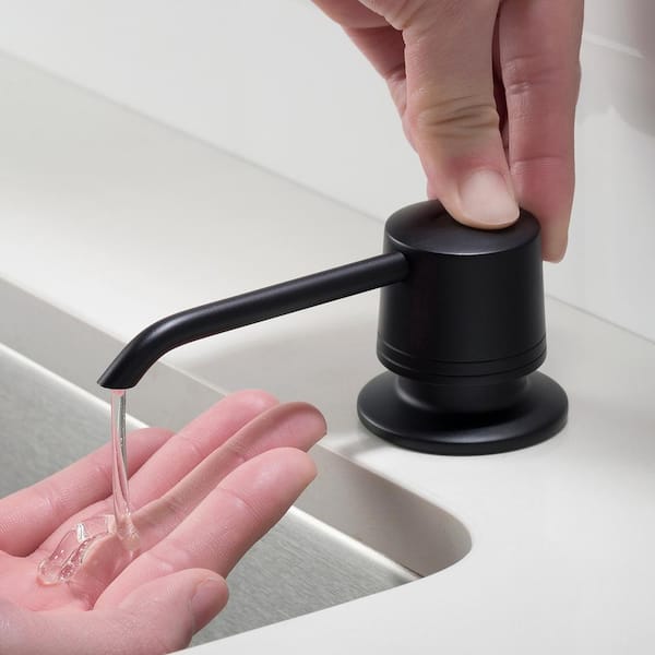 Kitchen Soap Dispenser in Matte Black