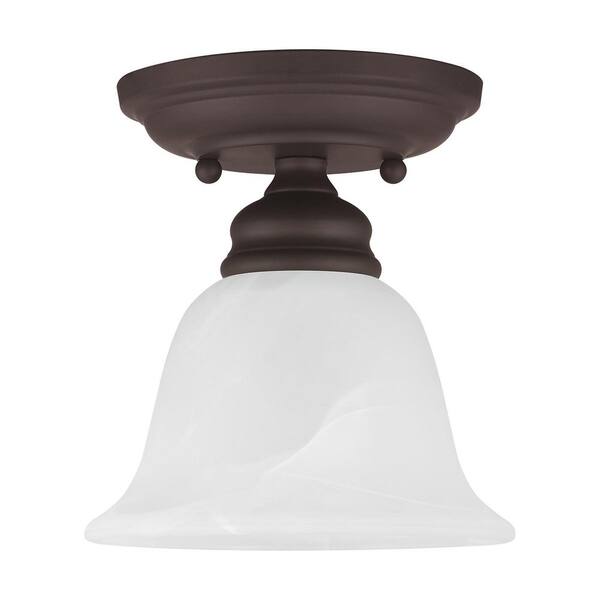 Essex 1 Light Bronze Semi Flush Mount