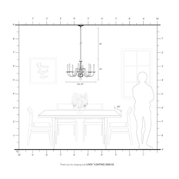 Williamsburgh 8-Light Polished Brass Chandelier