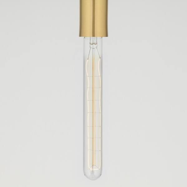 Cecily 2-Light Aged Brass Large Wall Sconce with Clear Glass