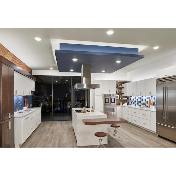 Downlight Gen II 7.5 in. White 3000K Integrated LED Flush Mount Ceiling Light