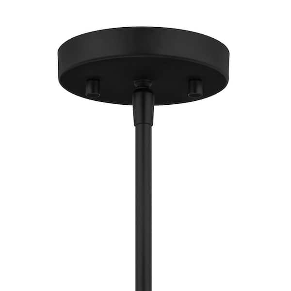 Sutton Place 1-Light Matte Black Pendant