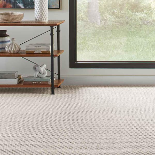 Shiloh Point  - Legend - Gray 40 oz. Triexta Pattern Installed Carpet