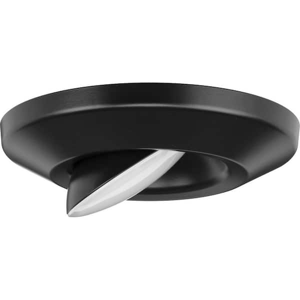 Intrinsic Collection 7.25 in. Black Flush Mount LED Adjustable Eyeball Ceiling Fixture