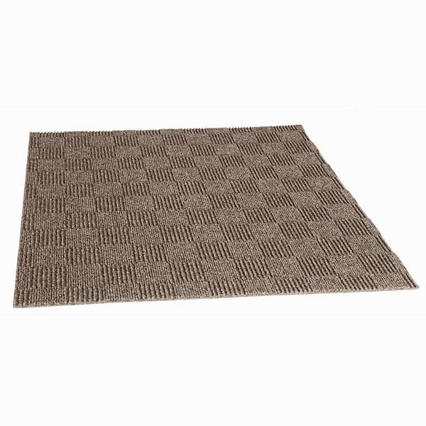Sophisticated Beige Residential 18 in. x 18 in. Peel and Stick Carpet Tile (16 Tiles/Case) 36 sq. ft.