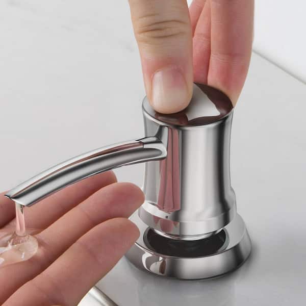Kitchen Soap and Lotion Dispenser in Chrome