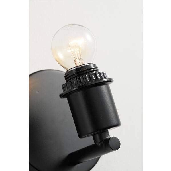 Mid Century Bohemian 1-Light Beige Tan Wall Sconce with PVC Rattan and Velvet Shade