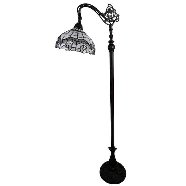 62 in. Tiffany Style Reading Floor Lamp