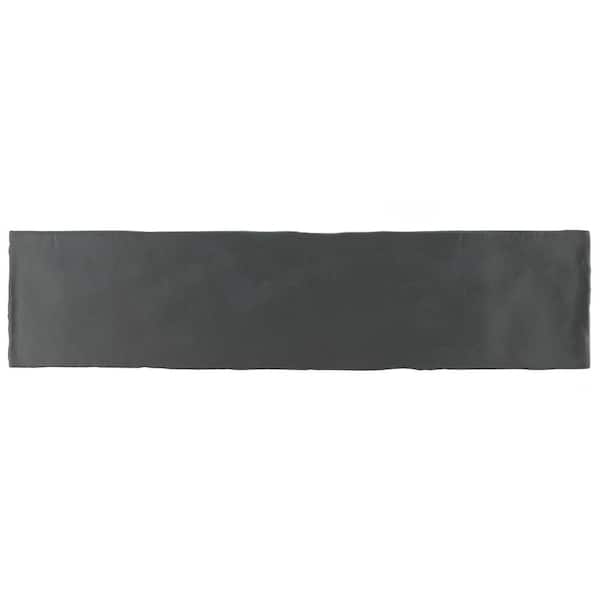 Chester Matte Nero 3 in. x 12 in. Ceramic Wall Tile (5.72 sq. ft./Case)