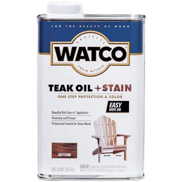 1 Quart Teak Oil in Greystone