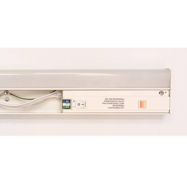Direct Wire Aluminum 24 in. LED White CCT Changing Under Cabinet Light