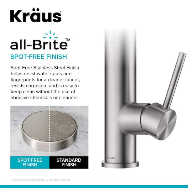 Artec Pro Pull-Down Single Handle Kitchen Faucet with Pot Filler in Spot Free Stainless Steel