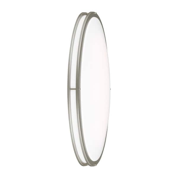 Mahone Painted Brushed Nickel Integrated LED Flush Mount