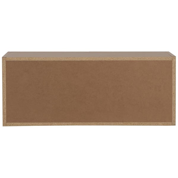 Easthaven Assembled 30x12x12 in. Frameless Wall Cabinet in Unfinished Beech