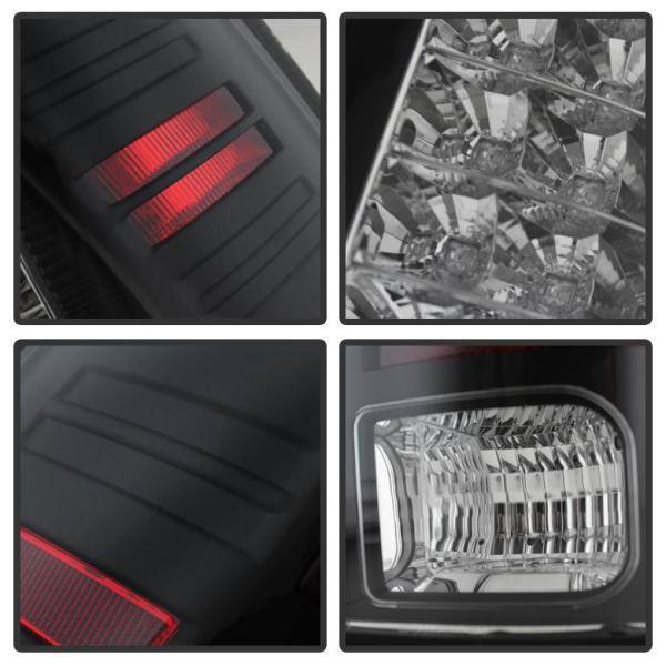 Dodge Ram 1500 13-18 / Ram 2500/3500 13-18 LED Tail Lights -( Not Compatible With Incandescent Model ) - Black