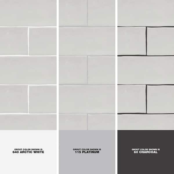 Catalina White 3 in. x 12 in. x 8 mm Ceramic Wall Subway Tile (44-Pieces 10.76 sq.ft./case)