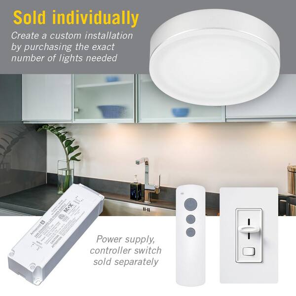 EdgeVue Under Cabinet LED Puck Light 3000K