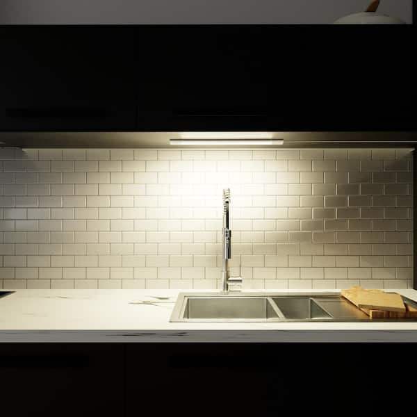 Plug-in 18 in. LED Selectable White Under Cabinet Light with Motion Sensor