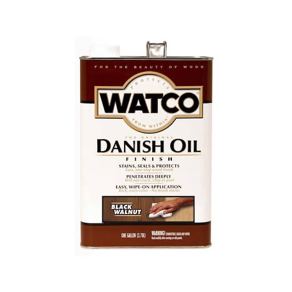 1 Gallon Danish Oil in Black Walnut (2 Pack)