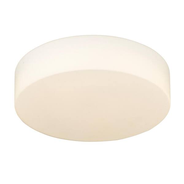 Toli 12 in. Matte Black LED Flush Mount