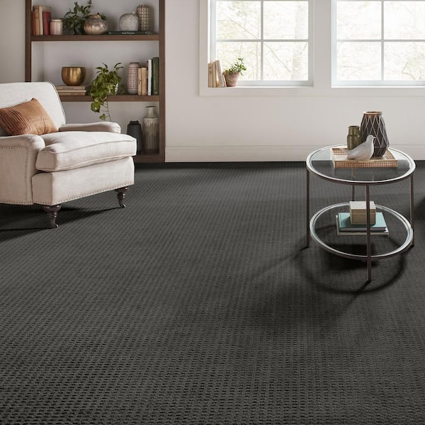 Canter  - Broadway - Gray 38 oz. Triexta Pattern Installed Carpet