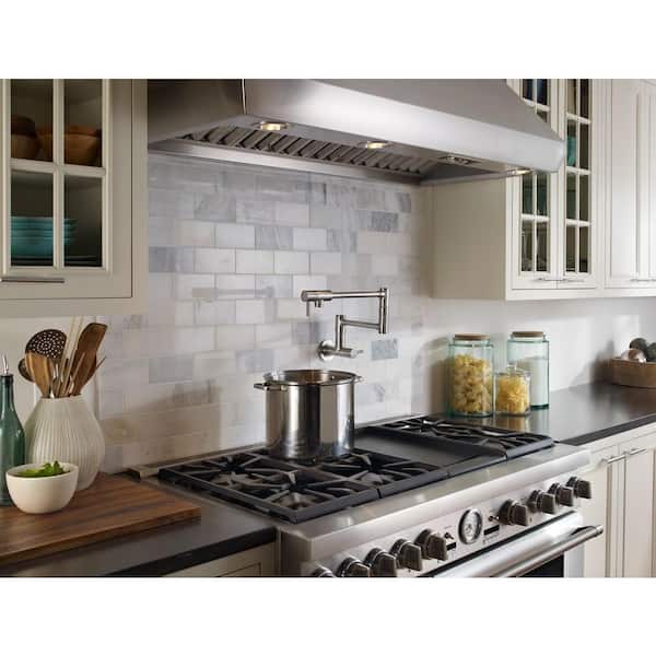 Lita Wall Mounted Potfiller in Stainless Steel