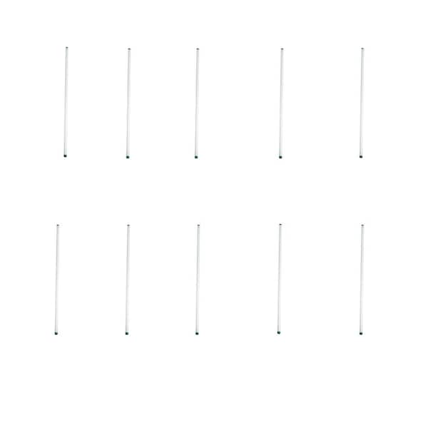 32-Watt 4 ft. Linear T8 Type A Fluorescent Tube Light Bulb Natural Daylight (5000K) (10-Pack)