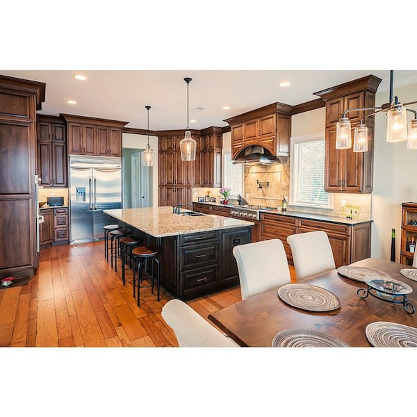 Harmony Left 24 in. Black Hidden Countertop Bracket