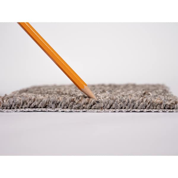 Matchless - Elk - Gray 24 oz. SD Polyester Texture Installed Carpet