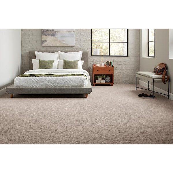 Lake Mohr  - Softened Ash - Beige 45 oz. Triexta Pattern Installed Carpet