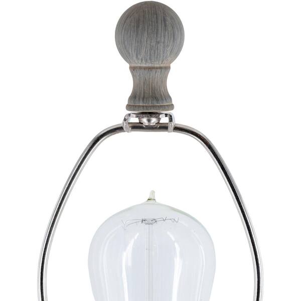 Aline 28.5 in. Gray Indoor Table Lamp