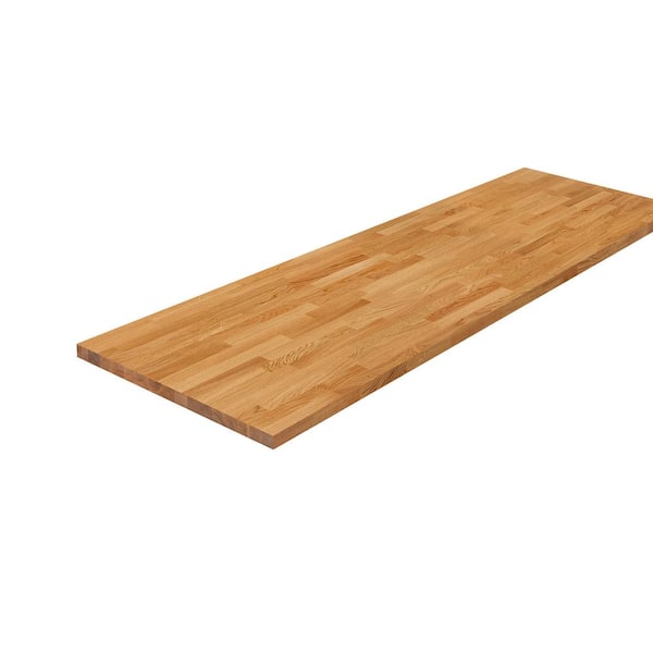 6 ft. L x 25 in. D Finished Engineered Oak Butcher Block Countertop