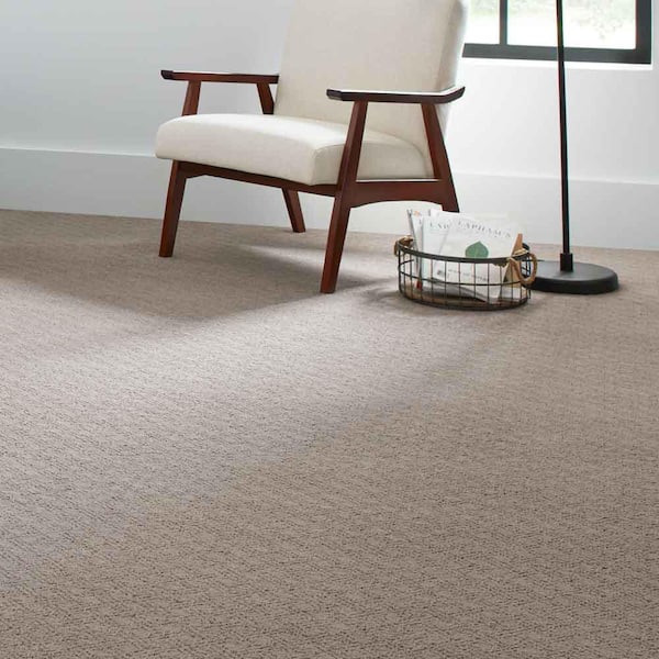 Pure  - Dreamland - Gray 38 oz. Triexta Pattern Installed Carpet