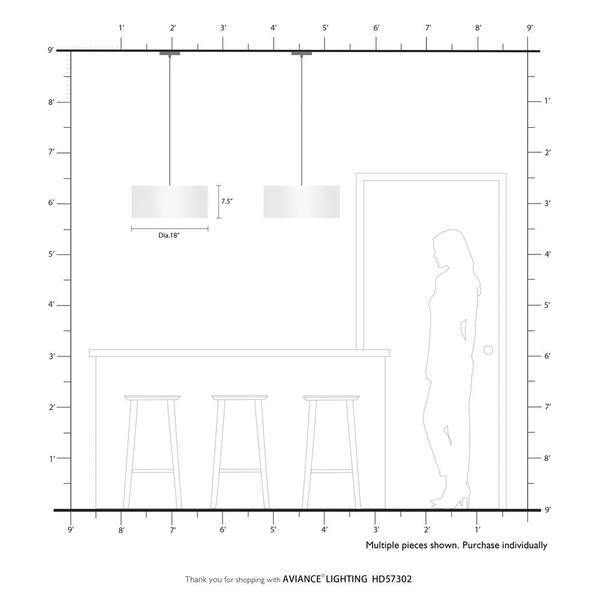 Mercury 1 Light Brushed Nickel Pendant Chandelier