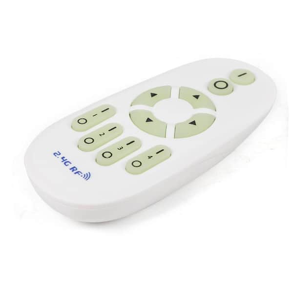 35 in. 1-Light Modern White Integrated LED Square Acrylic Dimmable Flush Mount Ceiling Light with Remote