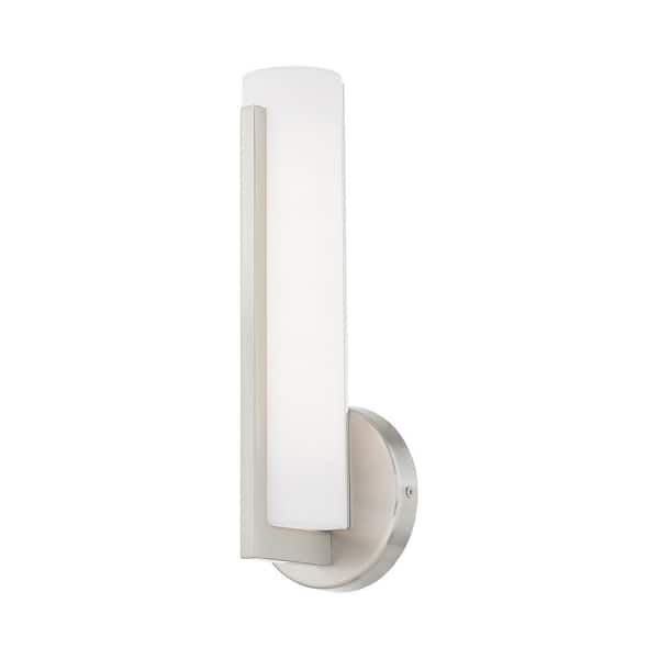 Visby LED Light Brushed Nickel ADA Wall Sconce