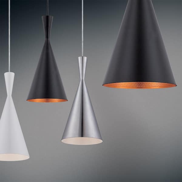 Bronx Collection 1-Light Black Pendant