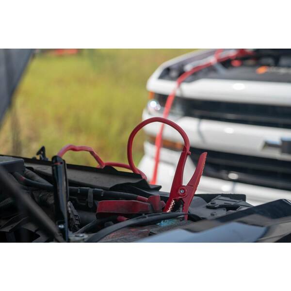 16 ft. 4-Gauge 400 Amp Red Booster Cables